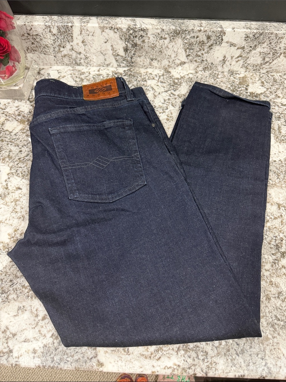 Joseph Abboud Slim Straight Dark Indigo Jeans